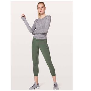 Lululemon Leggings • Time To Sweat Crop 23"
Dark Forest